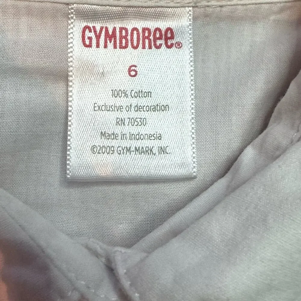 Gymboree Kids Belted Shirt Dress Size 6